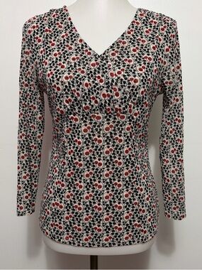 Madison Studio Nylon Top L Minimalist Chic Lightweight Clean Modern Core